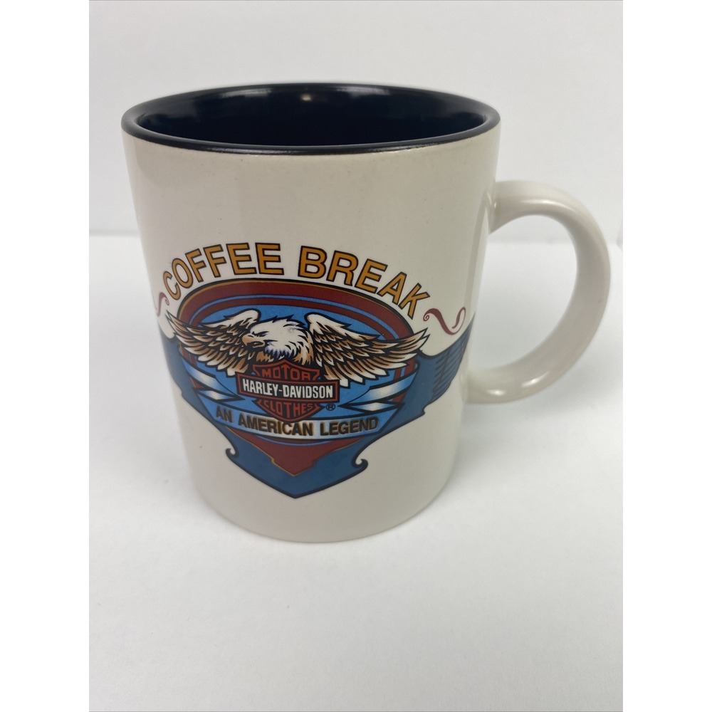 Harley Davidson An American Legend‎ Coffee Break Licensed 12 Oz Coffee Mug 1996